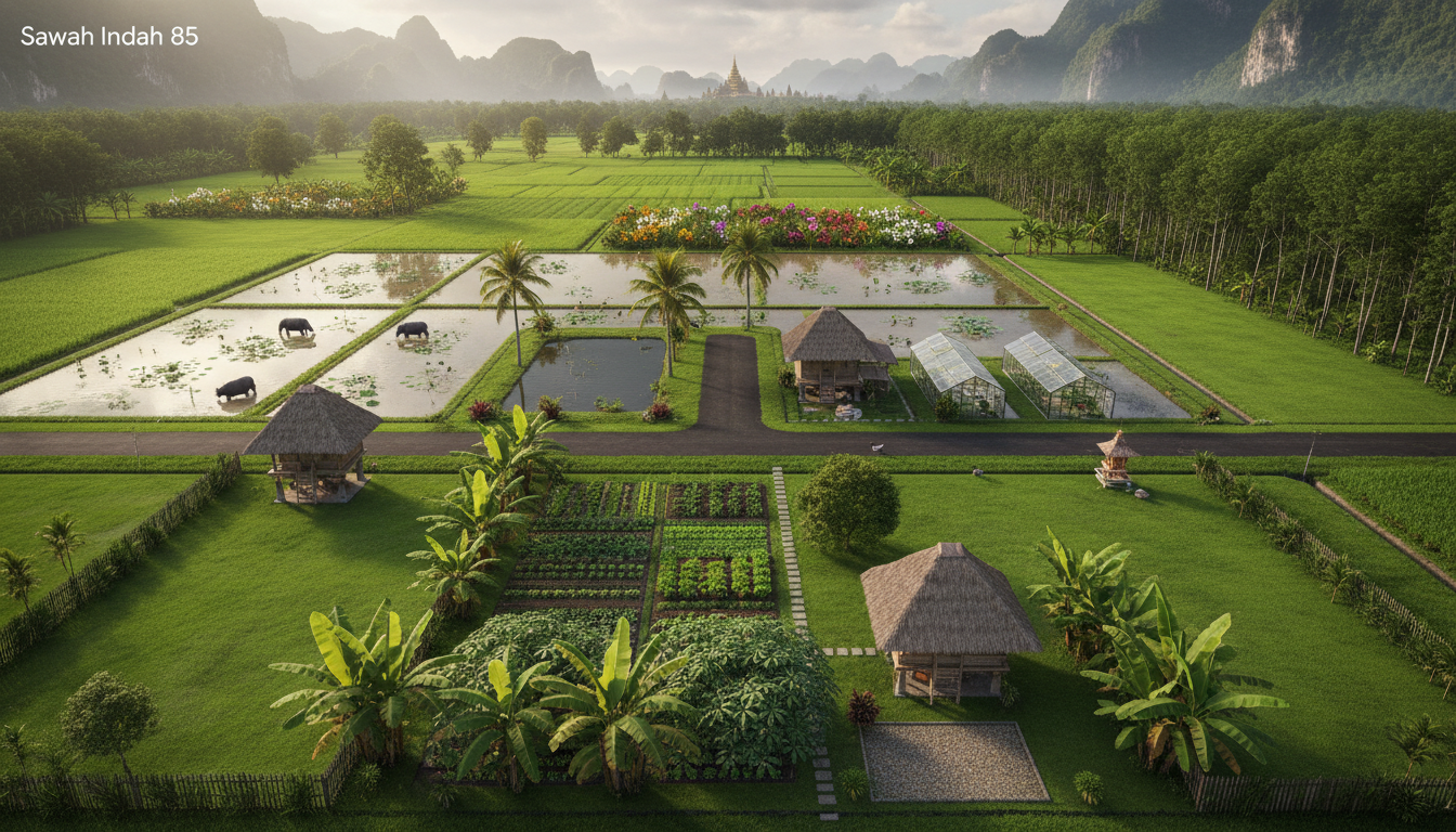 AI farm render